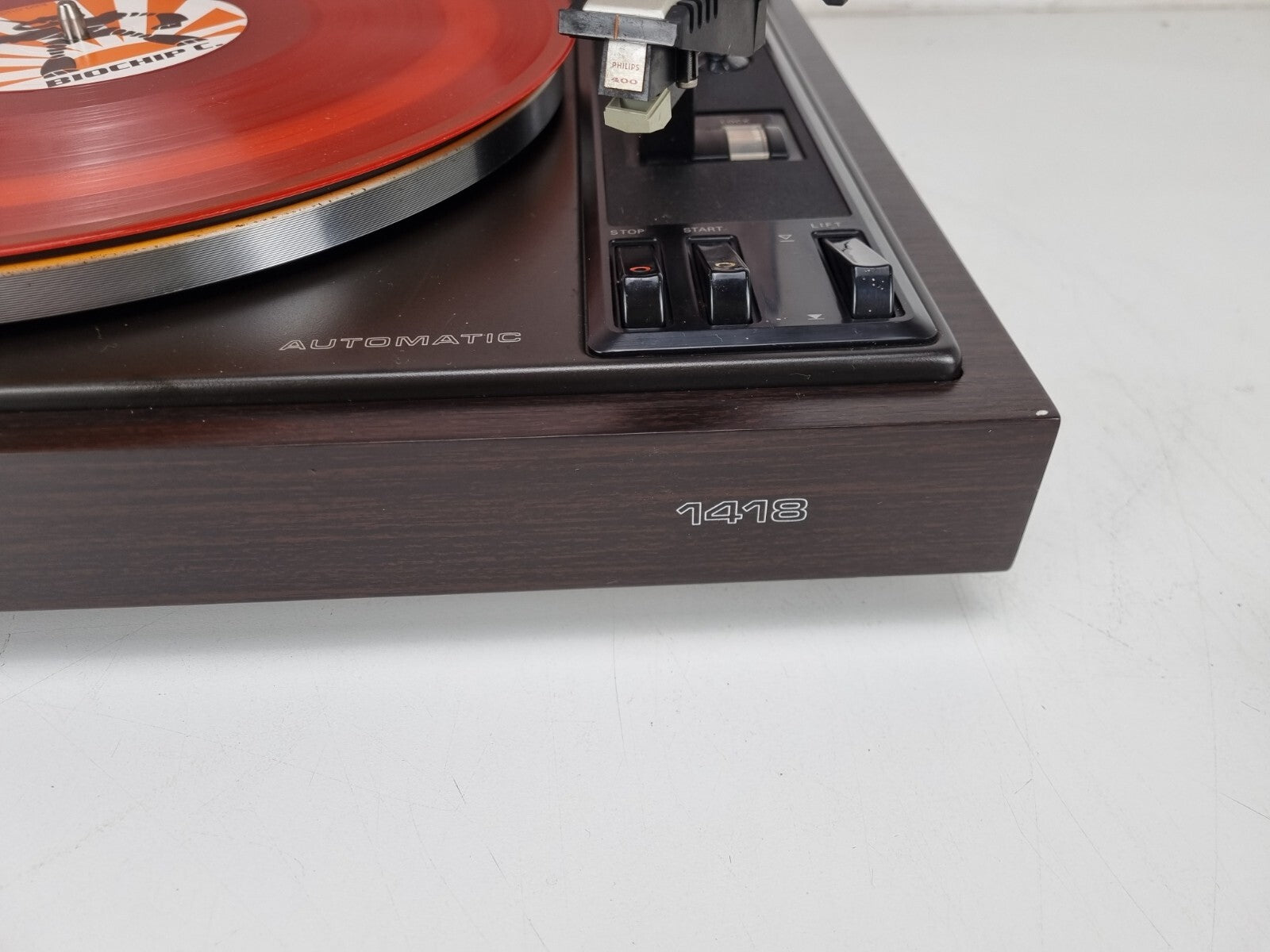 Aristona 1418 Automatic Turntable - Cleaned - New belts - With PHILIPS 400
