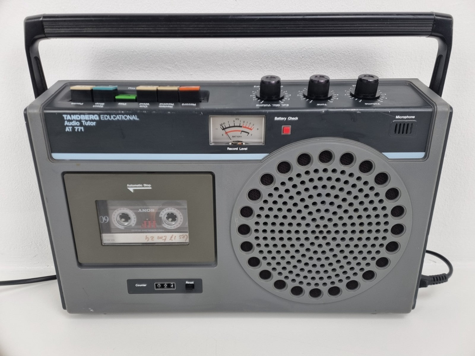Tandberg Audio Tutor TAT 771 cassette recorder