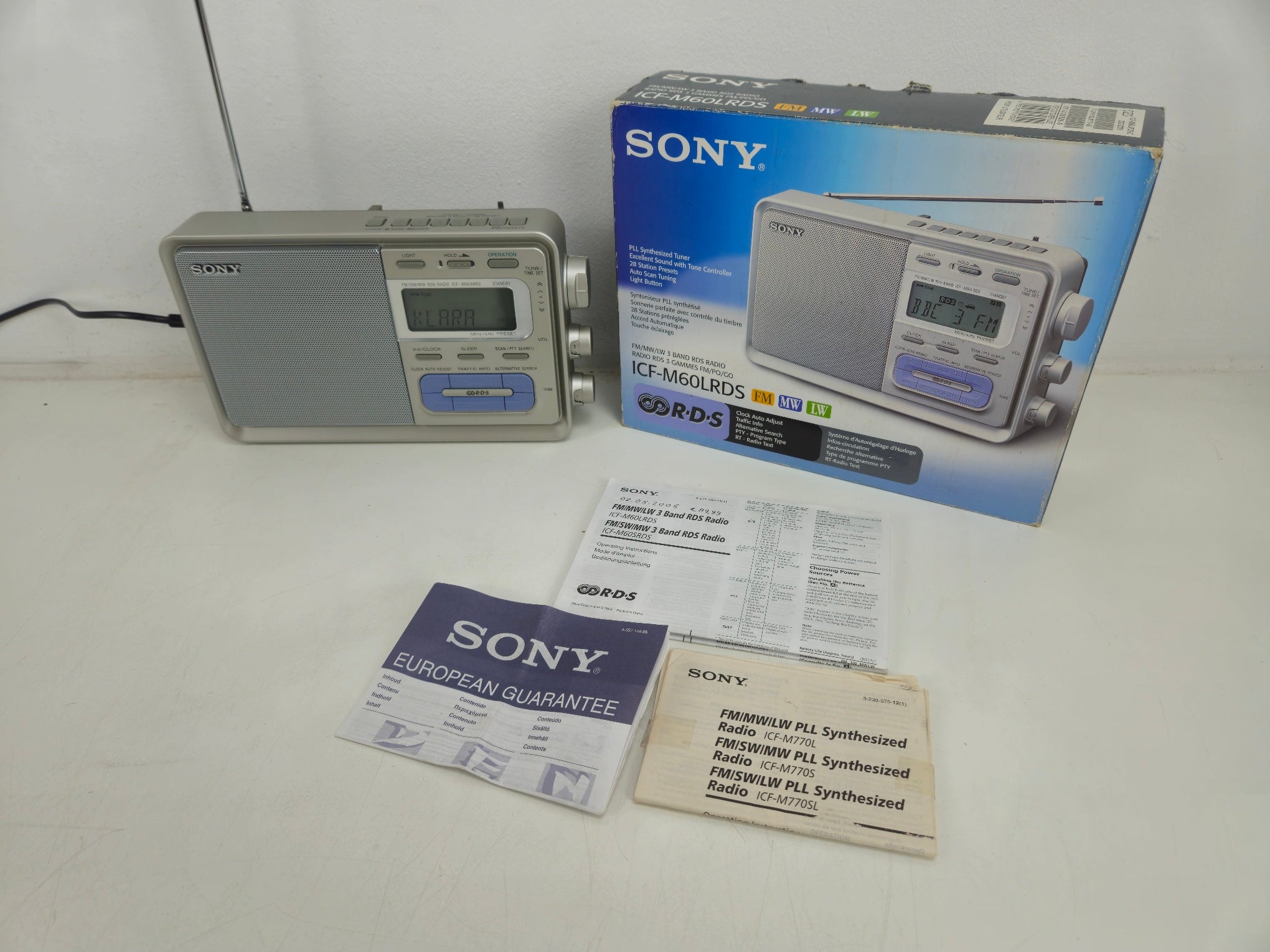 Sony - ICF-M60LRDS - Portable Radio - As New