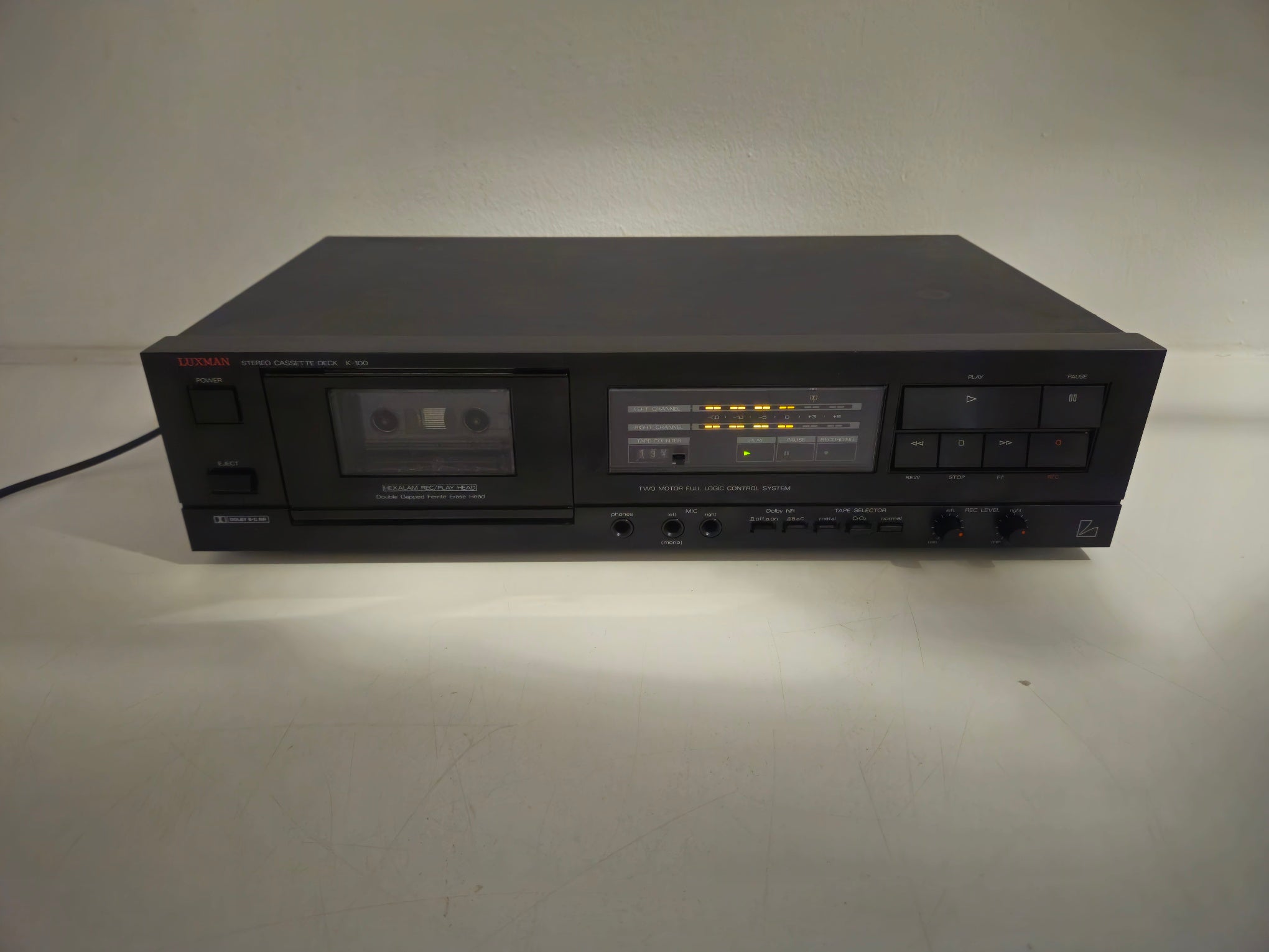 Luxman - K100 - Stereo Cassette Deck - Serviced (New Belts)