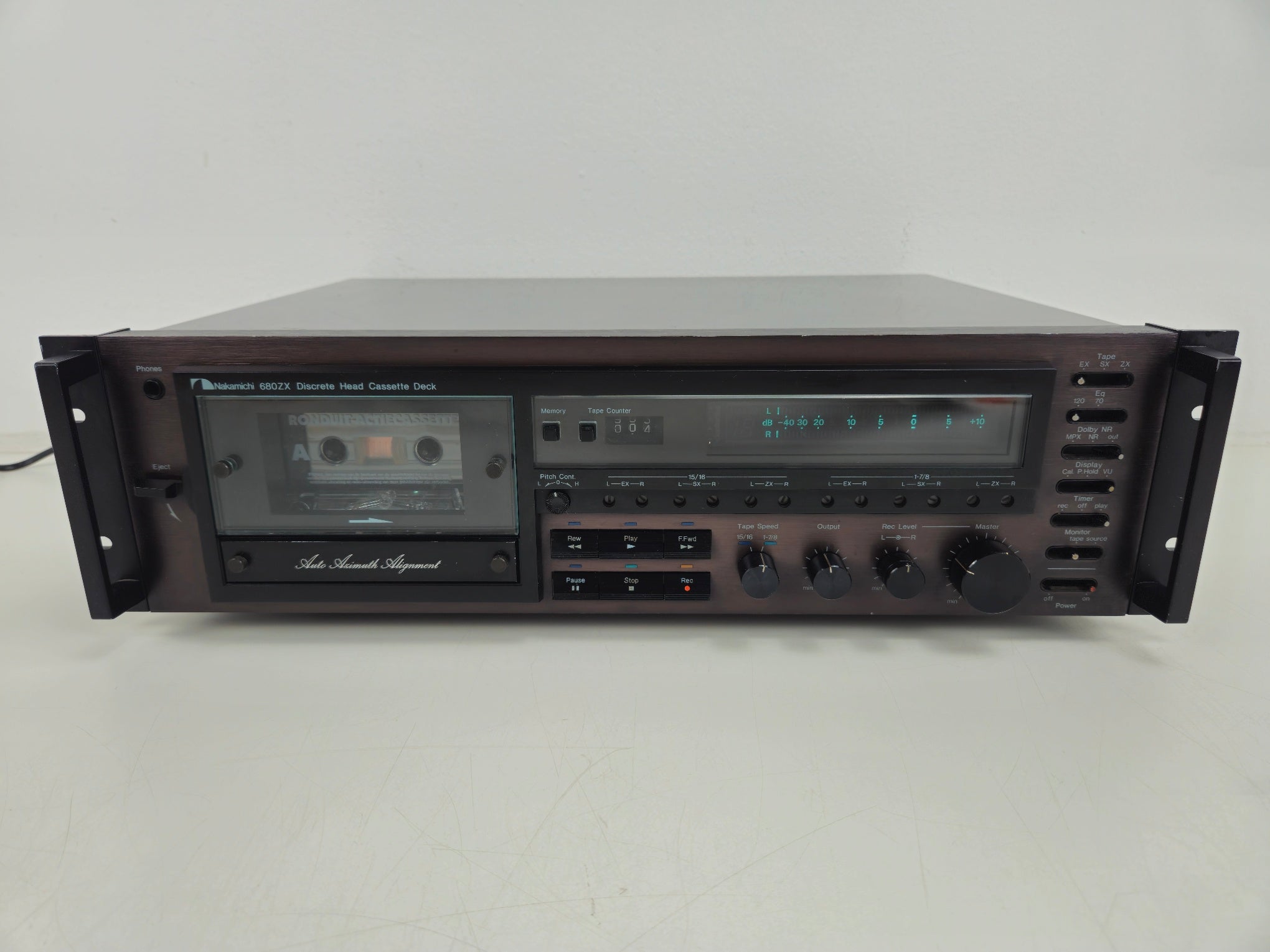 Nakamichi - 680ZX - Stereo Cassette Deck - Incl 90m Metal tape - Serviced/Recapped