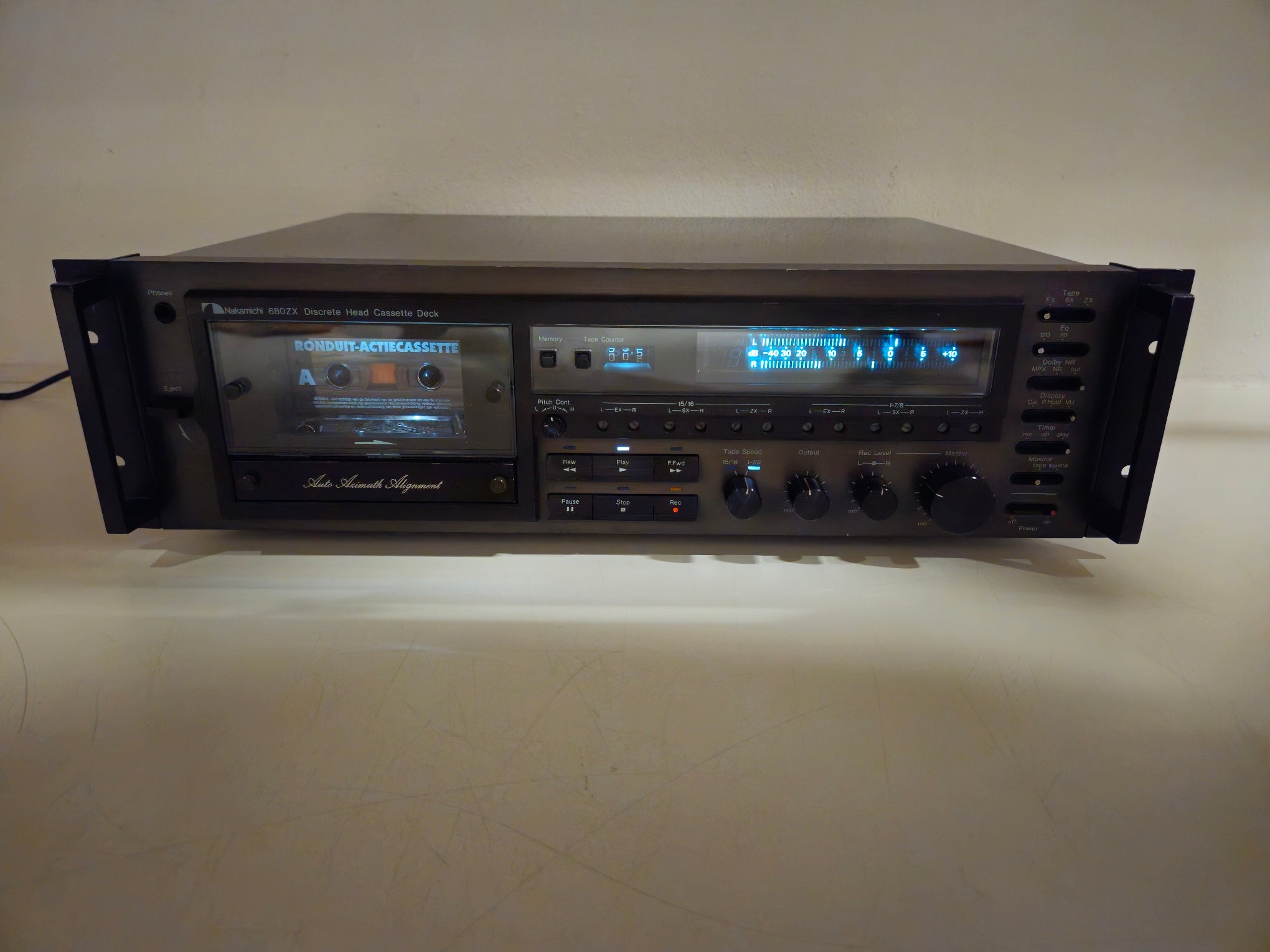 Nakamichi - 680ZX - Stereo Cassette Deck - Incl 90m Metal tape - Serviced/Recapped