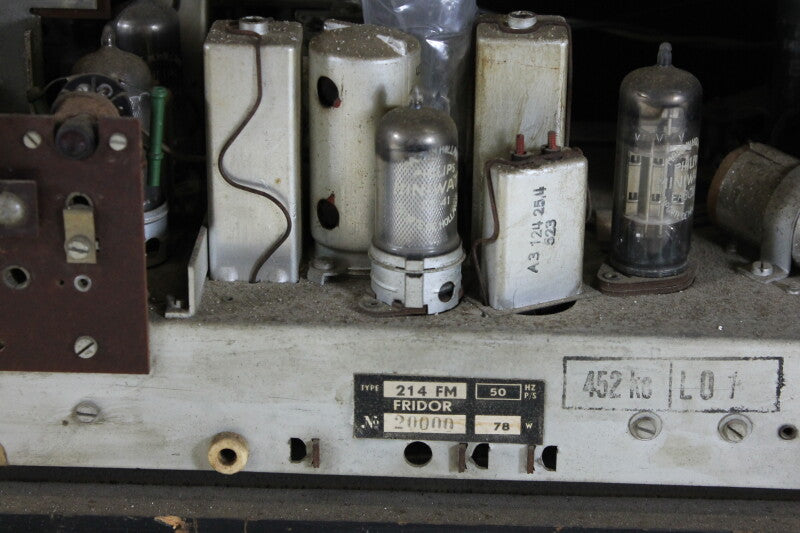 Fridor 214 FM vintage tube radio 1953