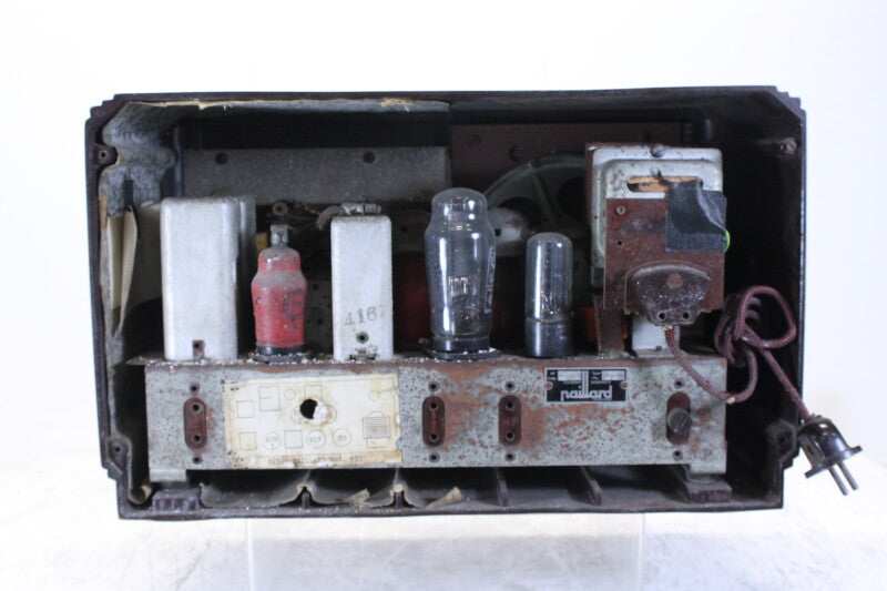 Paillard 433 vintage bakelite tube radio