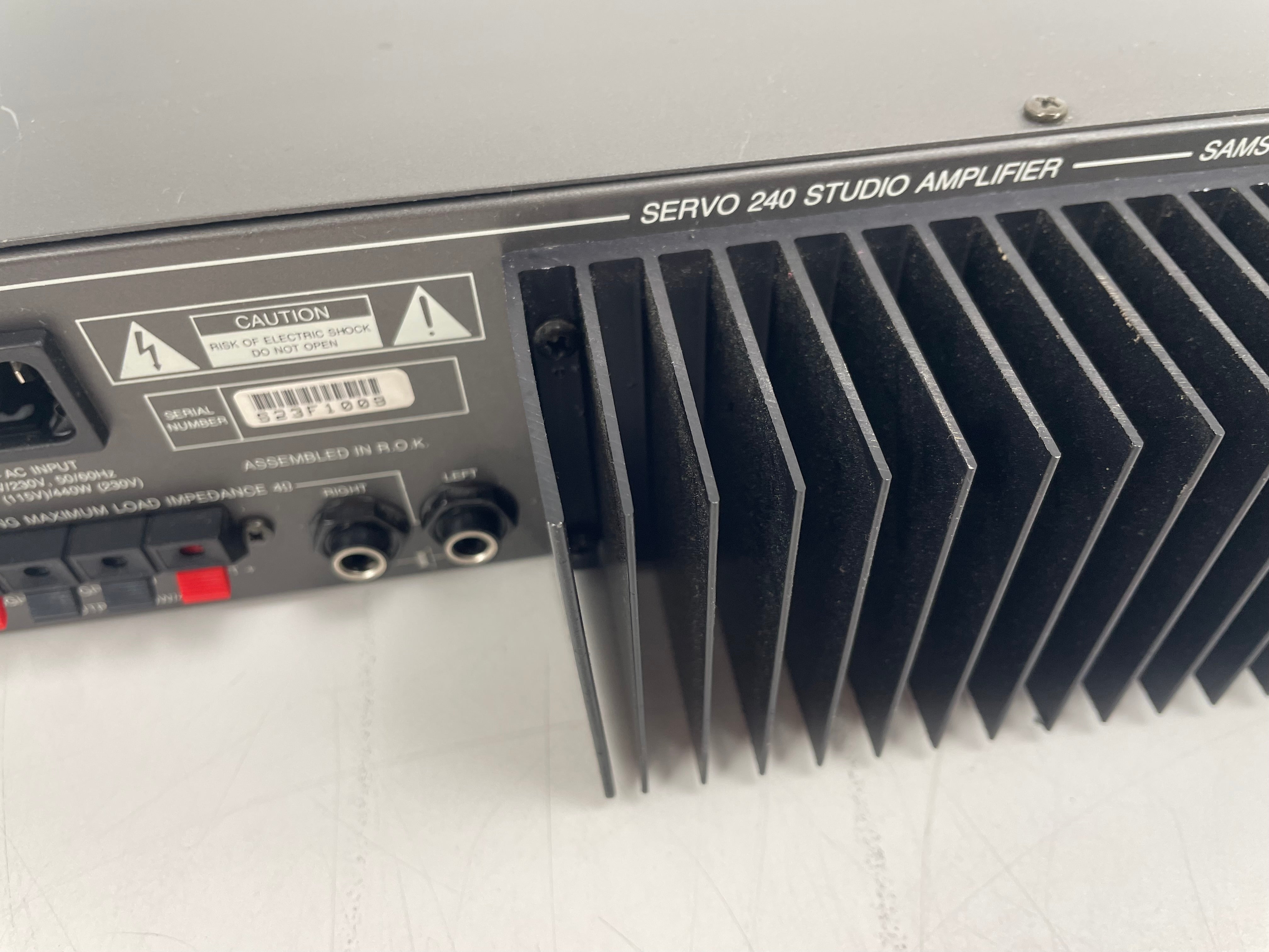 Samson Servo 240 Studio Amplifier - 120 W