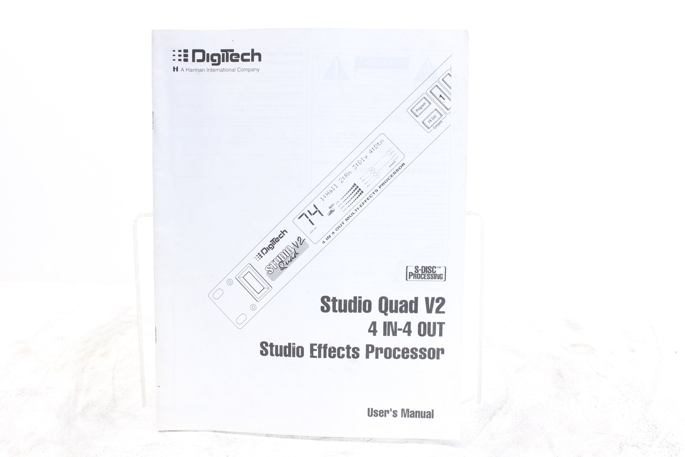 Digitech Studio Quad V2 User's Manual