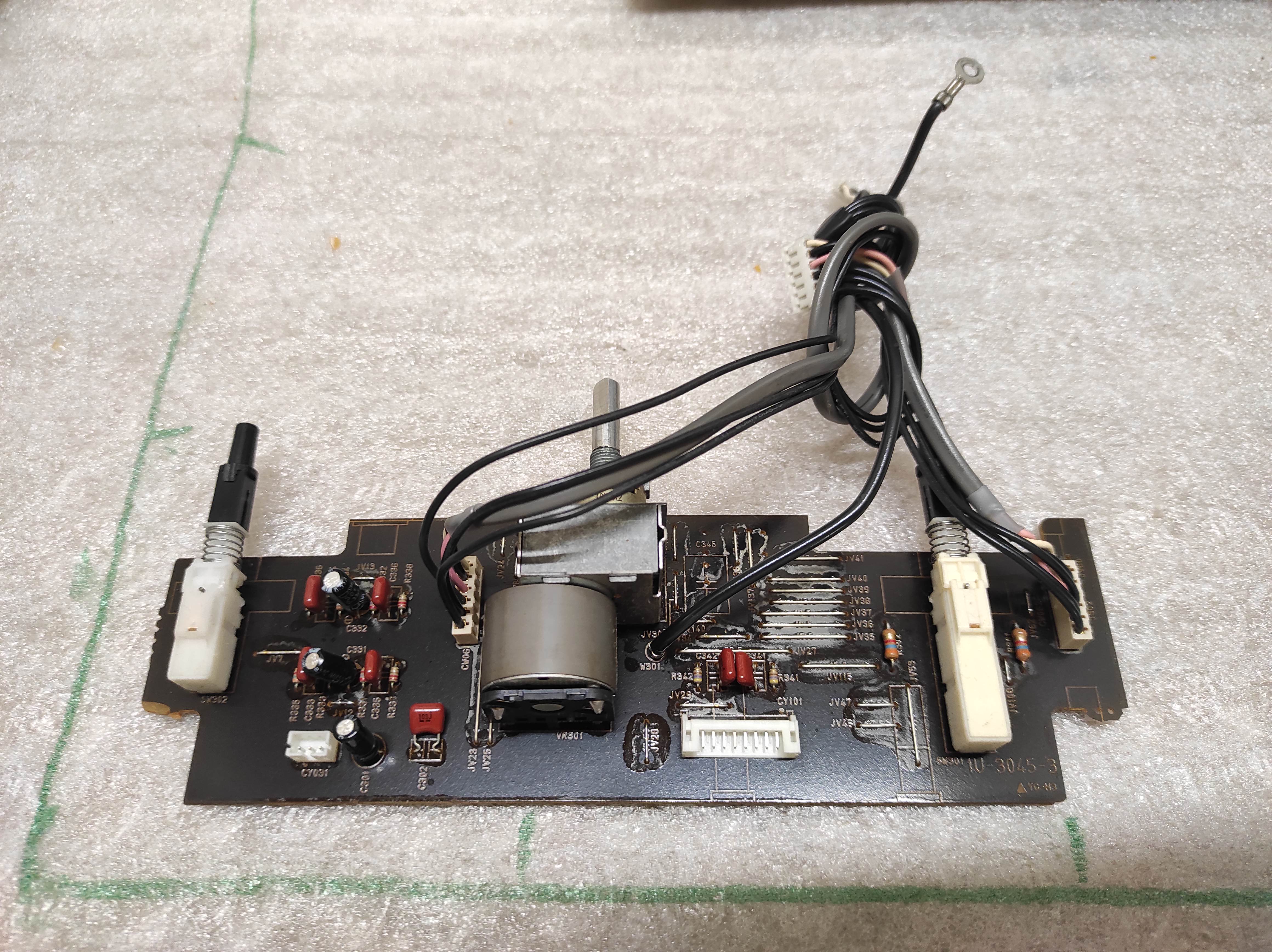 Denon - PMA-1500R VOLUME LOUDNESS SOUND DIRECT switch regulator PCB