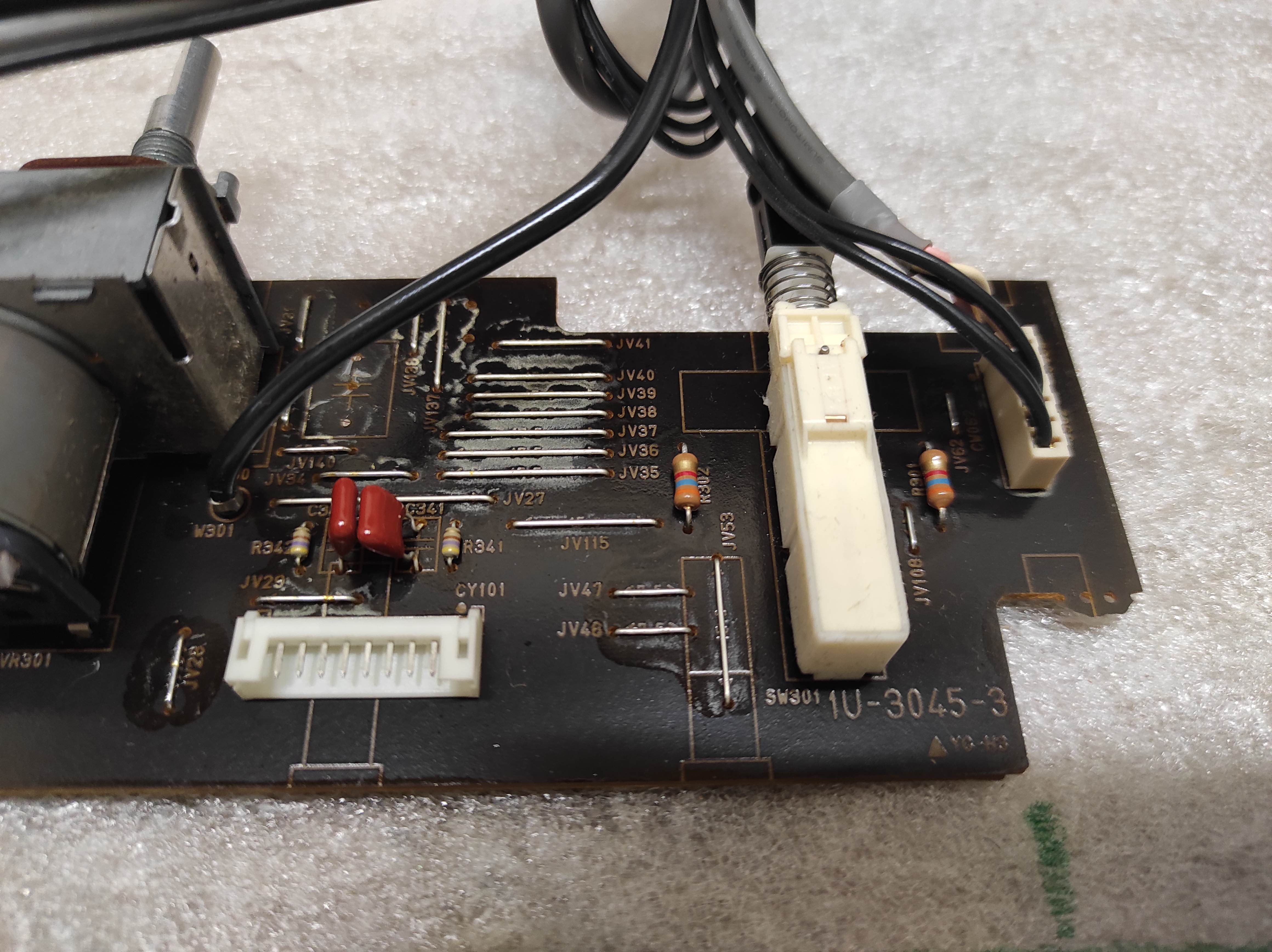 Denon - PMA-1500R VOLUME LOUDNESS SOUND DIRECT switch regulator PCB