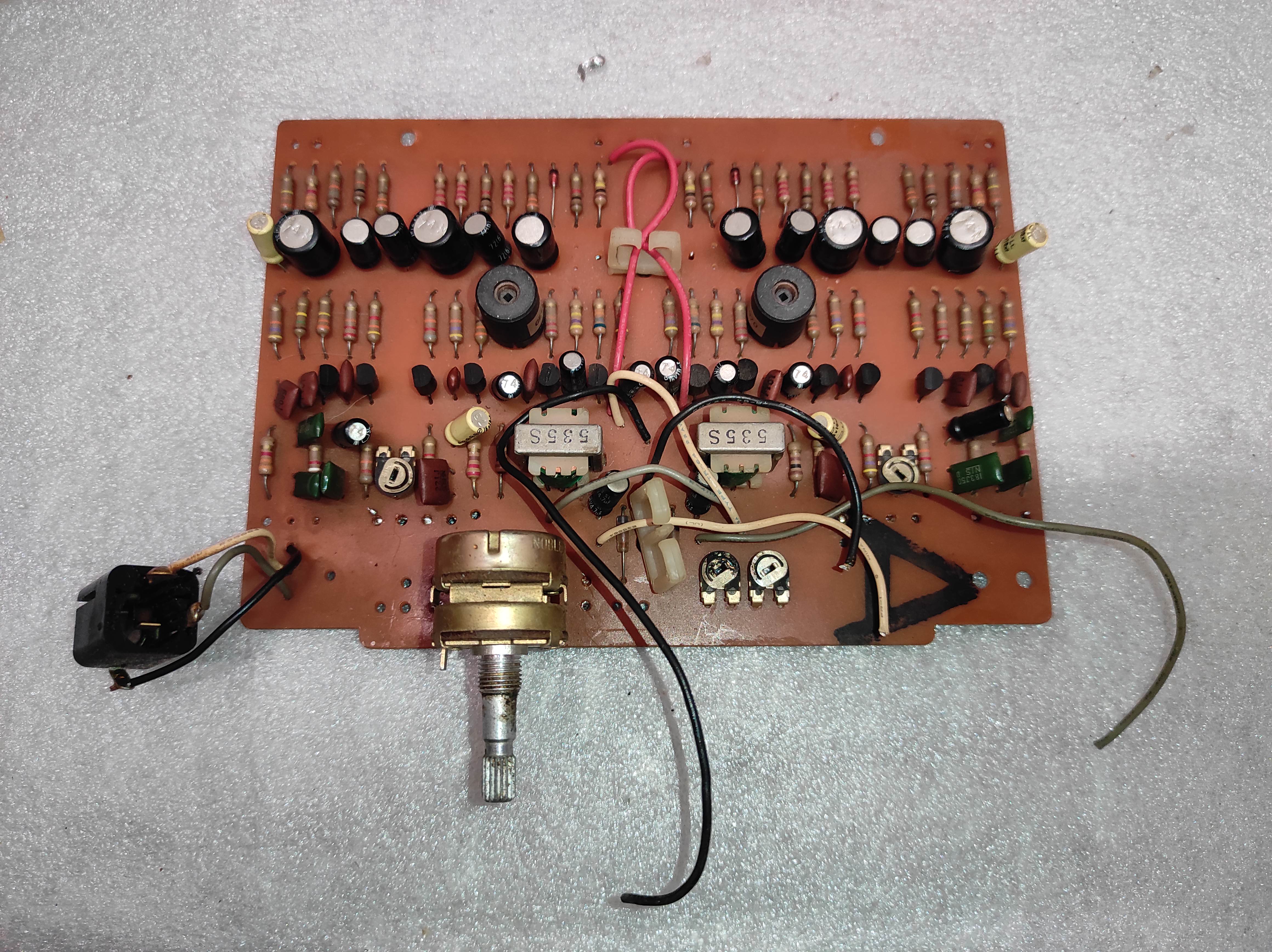 AKAI GX-230 PRE AMPLIFIER OUTPUT PCB potentiometer
