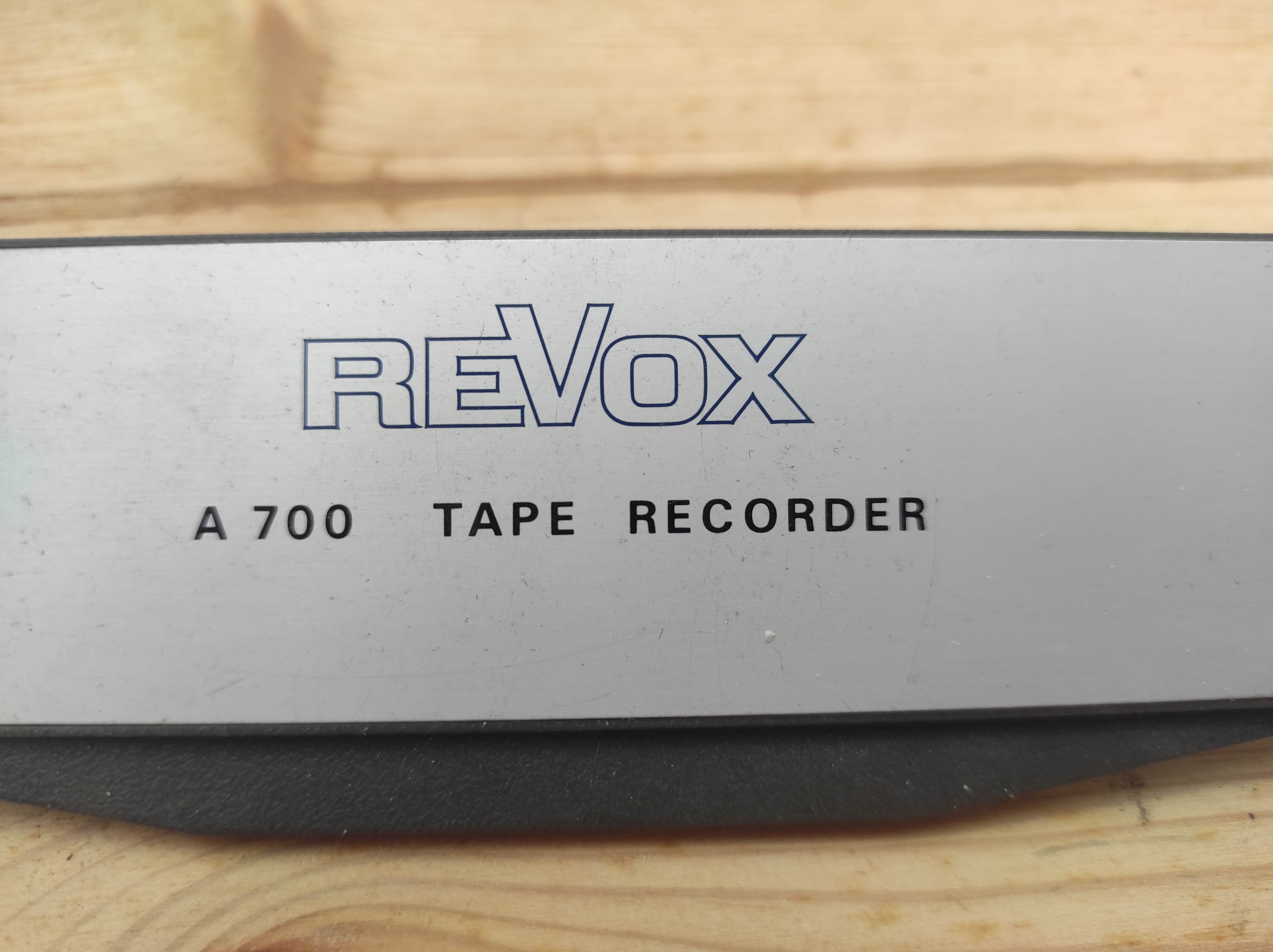 Revox A700 tape reel machine headblock cover #1