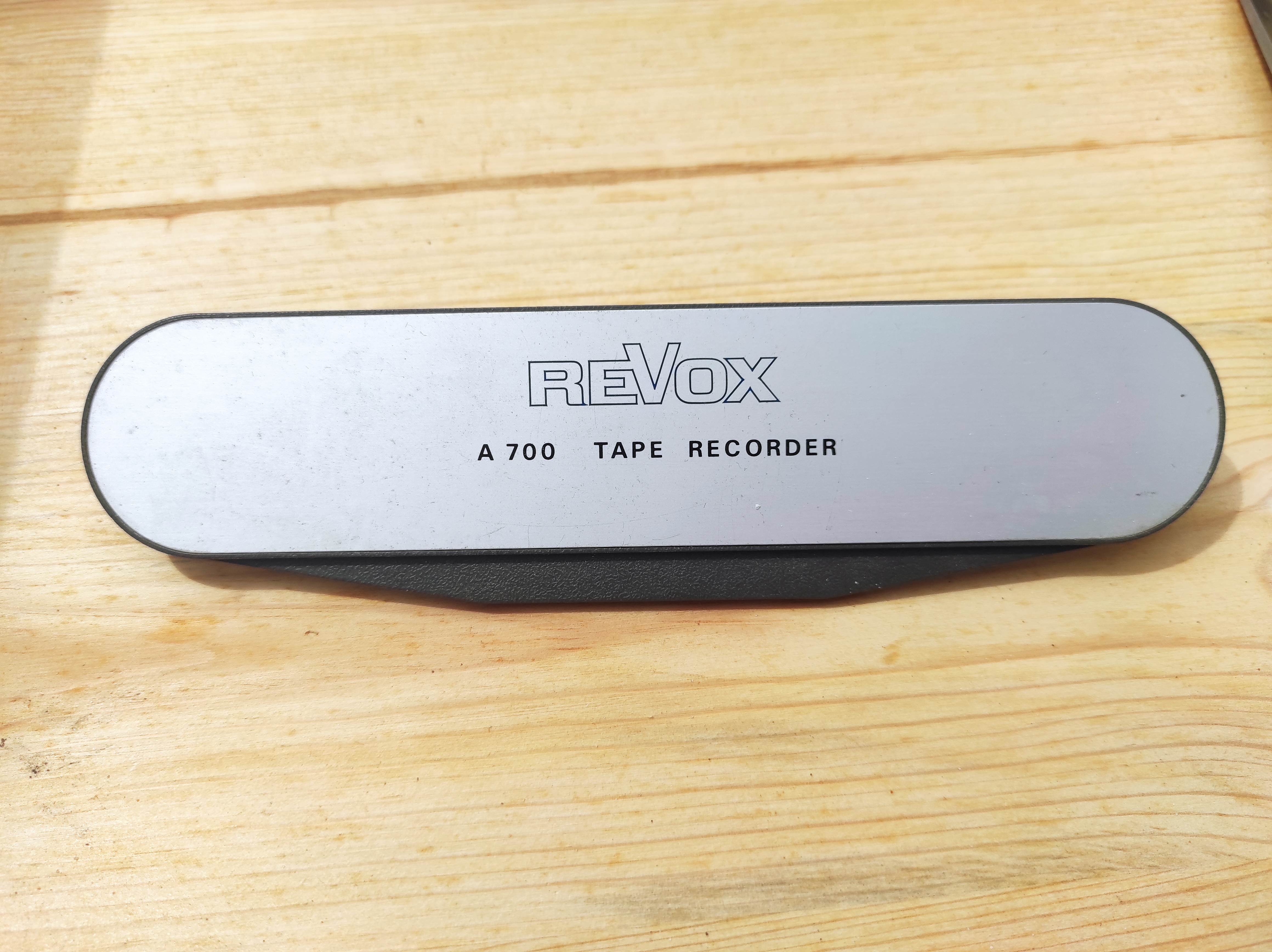 Revox A700 tape reel machine headblock cover #1