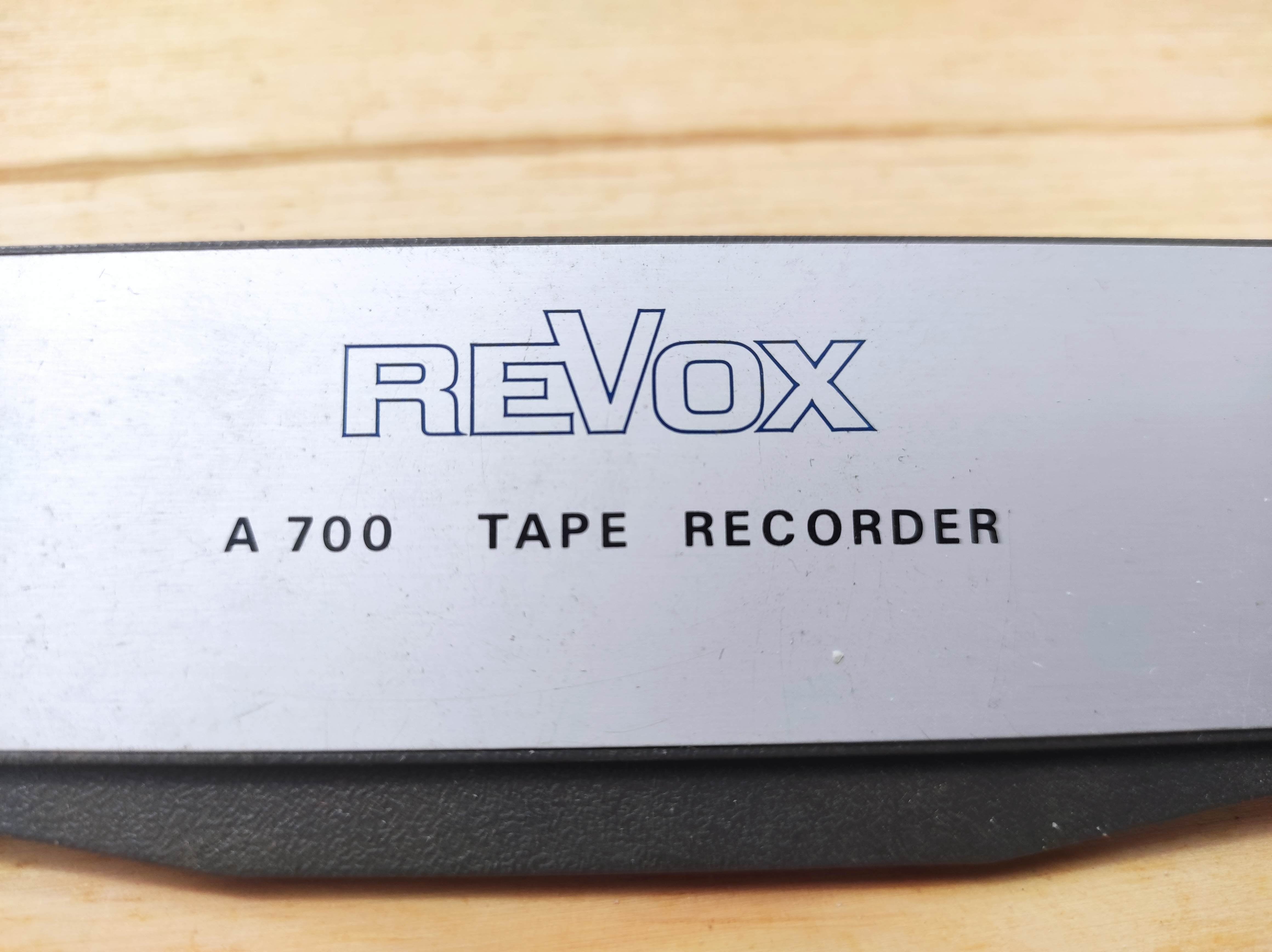 Revox A700 tape reel machine headblock cover #1