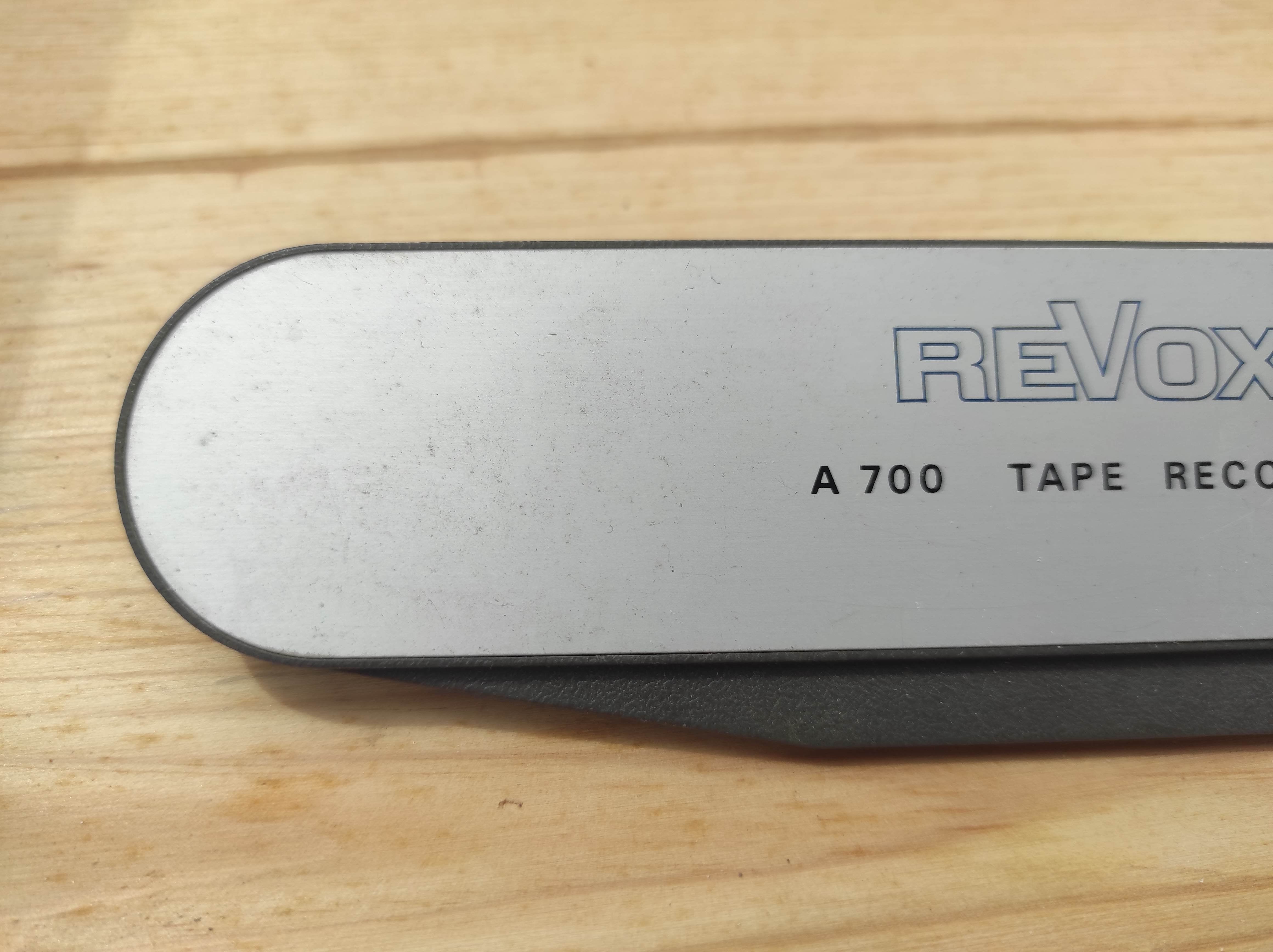 Revox A700 tape reel machine headblock cover #1