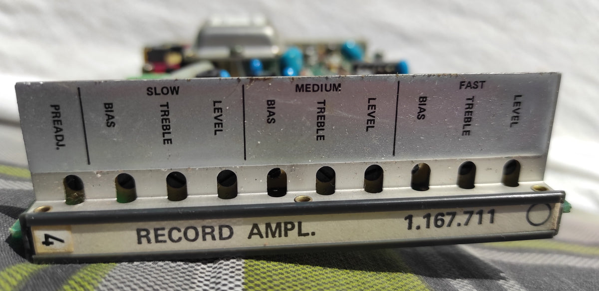Studer ReVox B67 1.167.711-11 record amplifier PCB not tested #1