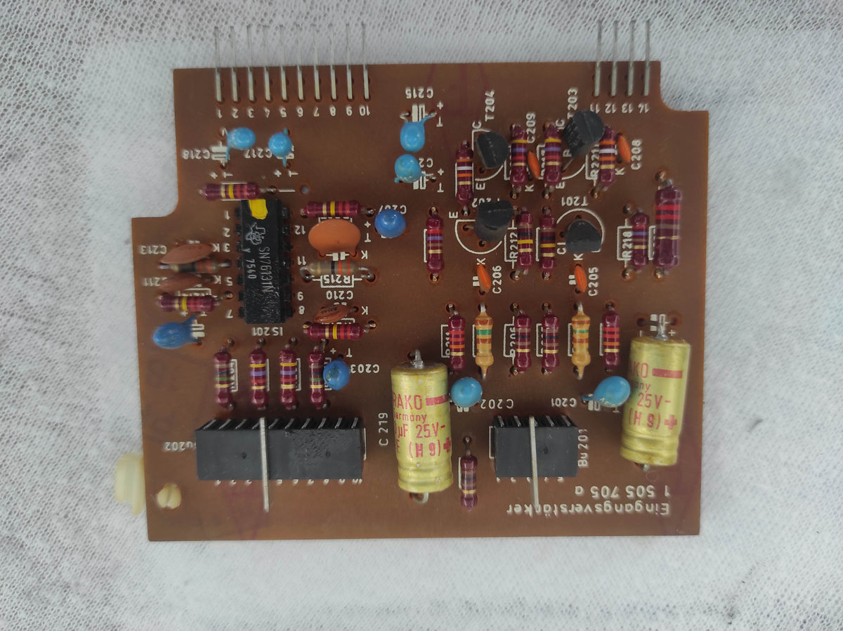 ASC AS 5000 reel machine input amplifier PCB not tested #1