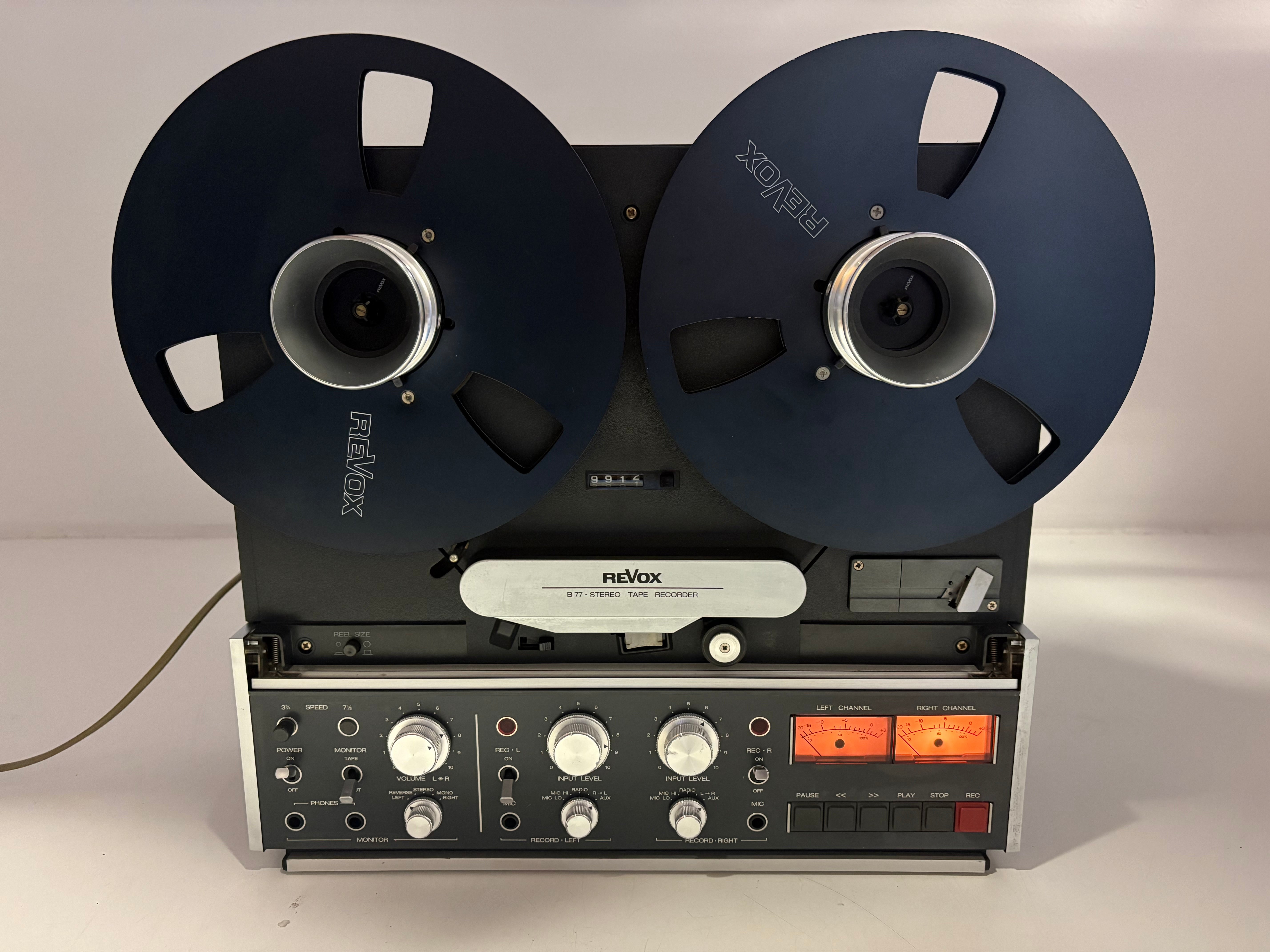 Revox - B77 MK 1 - 2 Track - Stereo Tape Recorder - Serviced/Recapped