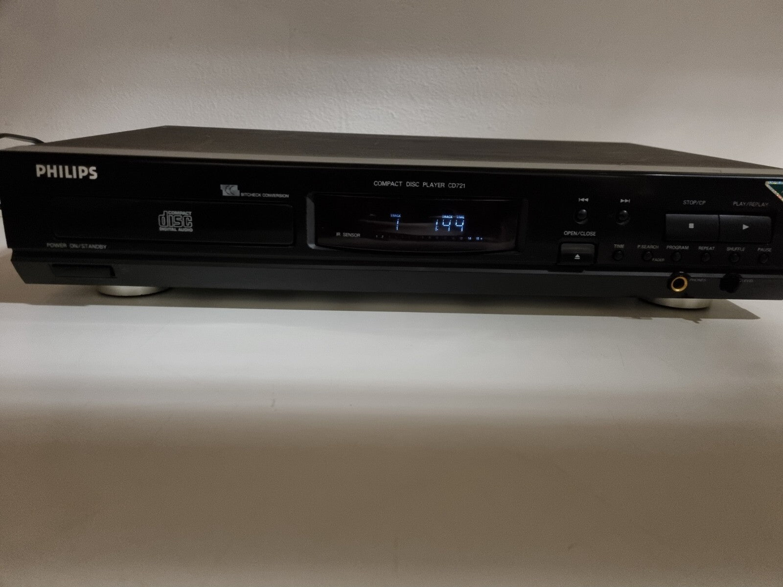 Philips CD721 - CD-speler - LED-display werkt niet.