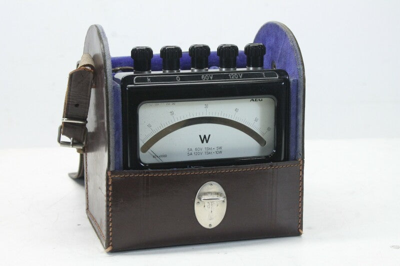 AEG 60 Watt Meter in Leather Case