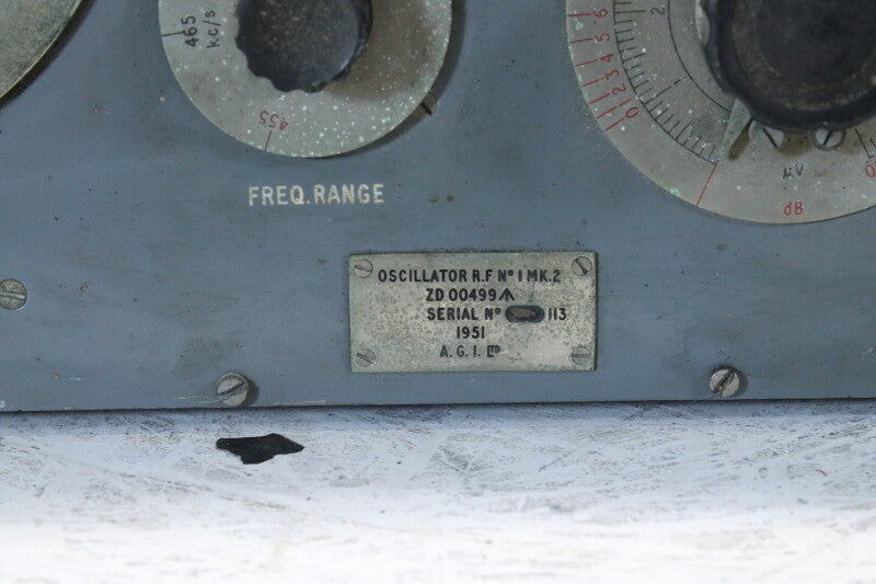 AGI Ltd. Oscillator RF No.1 MK 2 (No. 2)
