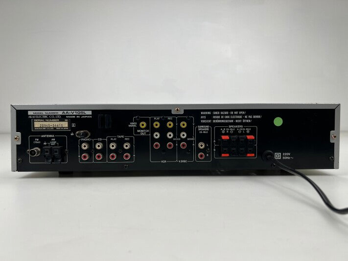 Akai AA-V105L - A/V Receiver