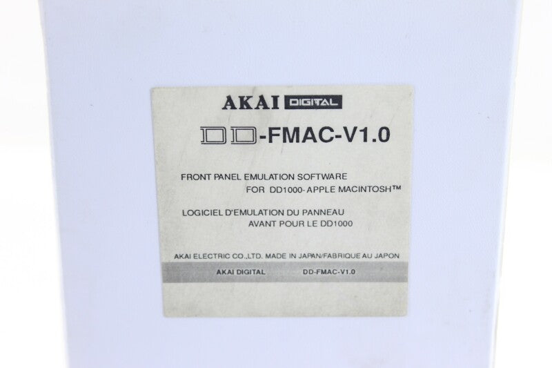 Akai DD-FMAC-V1.0 Apple-Macintosh Front Panel Emulation Software