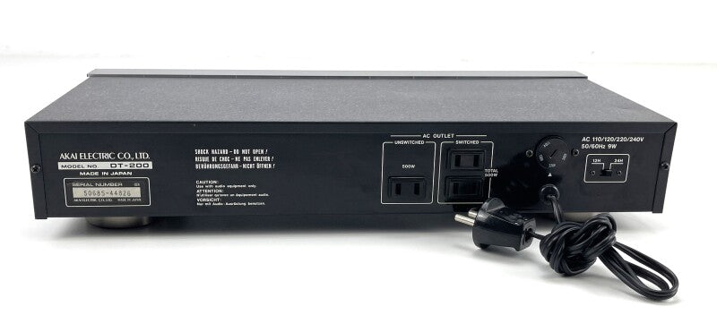 Akai Timer - DT200 - Black