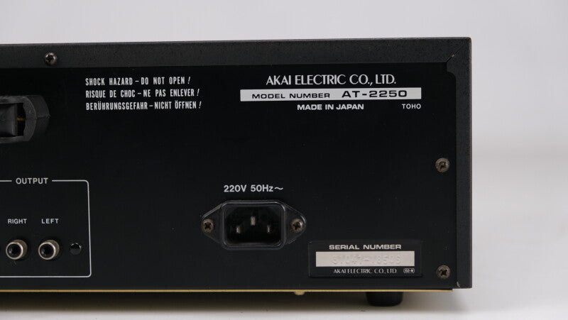 Akai AT-2250 - Tuner