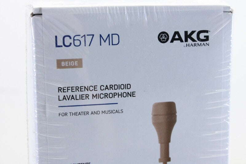 AKG LC617 MD Reference Cardioid Lavalier Microphone BEIGE