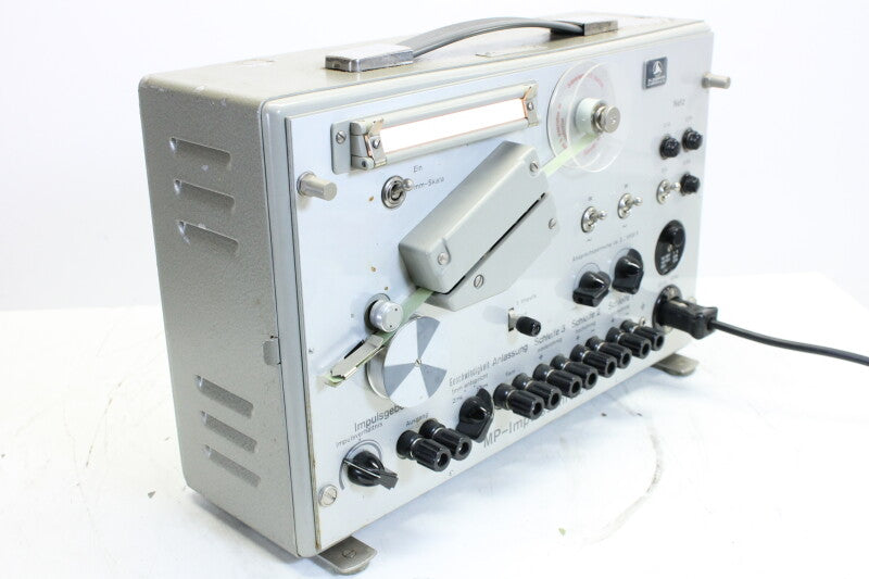 Albiswerk Zurich A.G. Tube Impulse Recorder for Metallic Paper Band with ECC85