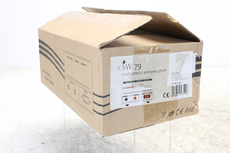 Albrecht Switching power supply SW102 220v to 13.8v in box (No.1)