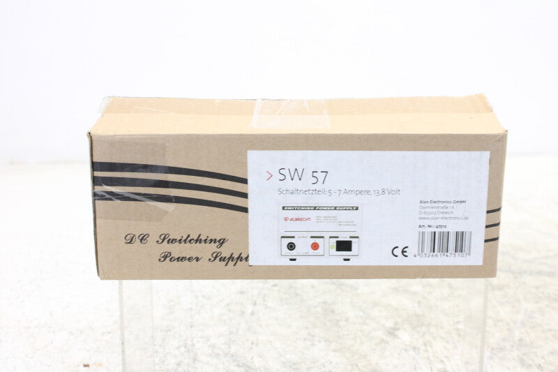 Albrecht Switching power supply SW57 220v to 13.8v in box