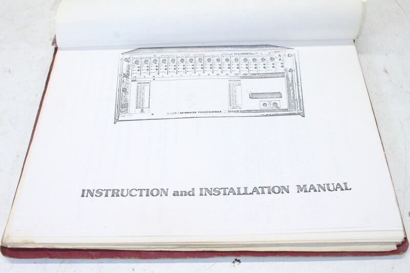 Allison Research Inc. Memories Little Helper Manual
