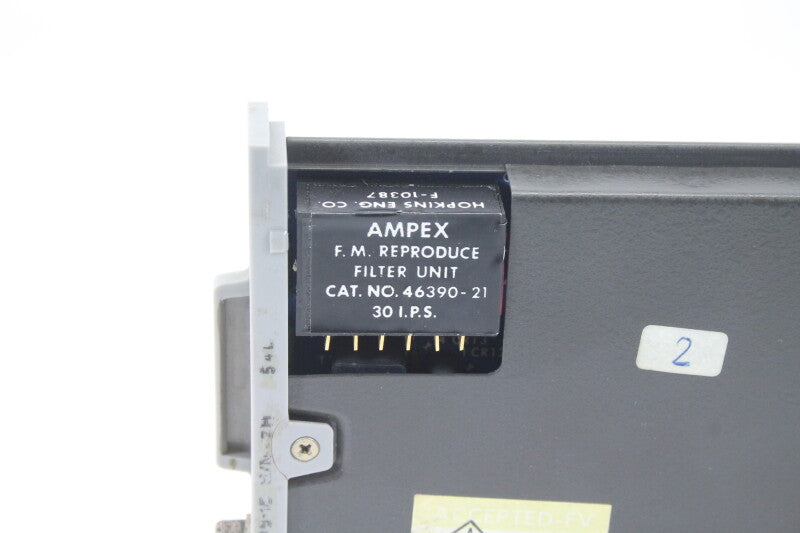 Ampex F.M. Reproduce Filter Unit 30 I.P.S. (No. 3)