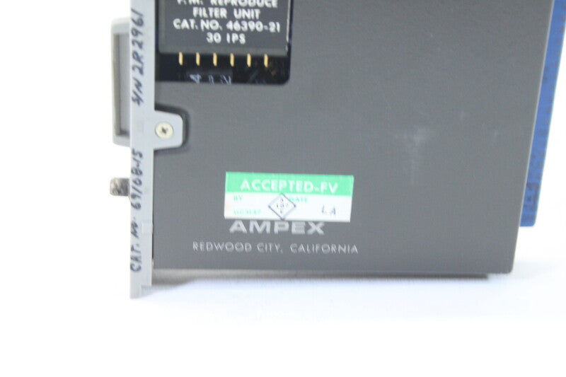 Ampex F.M. Reproduce Filter Unit 30 I.P.S. (No. 6)