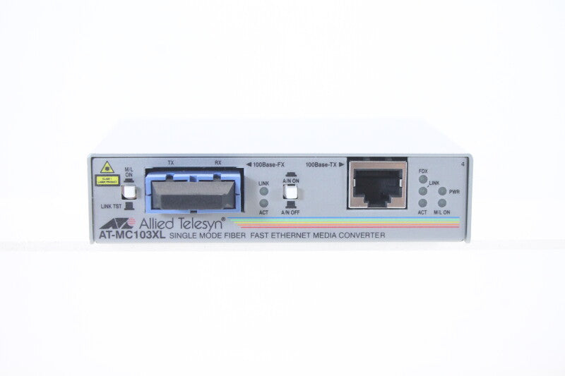 Allied Telesyn AT-MC103 XL Single Mode Fiber Fast Ethernet Media Converter