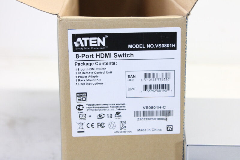 Aten 8-port HDMI Switch VS0801H 1920x1080 /w accessoires (No.2)