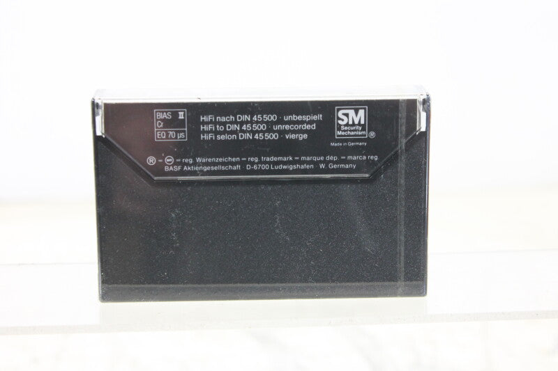 BASF Cassette 60m chromdioxid super II SM NEW/SEALED
