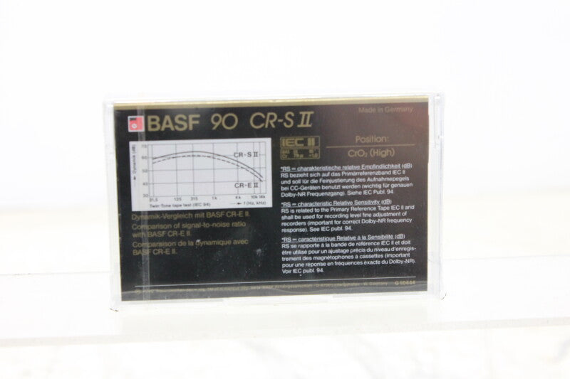 BASF Cassette CR-S II 90m IEC II NEW/SEALED
