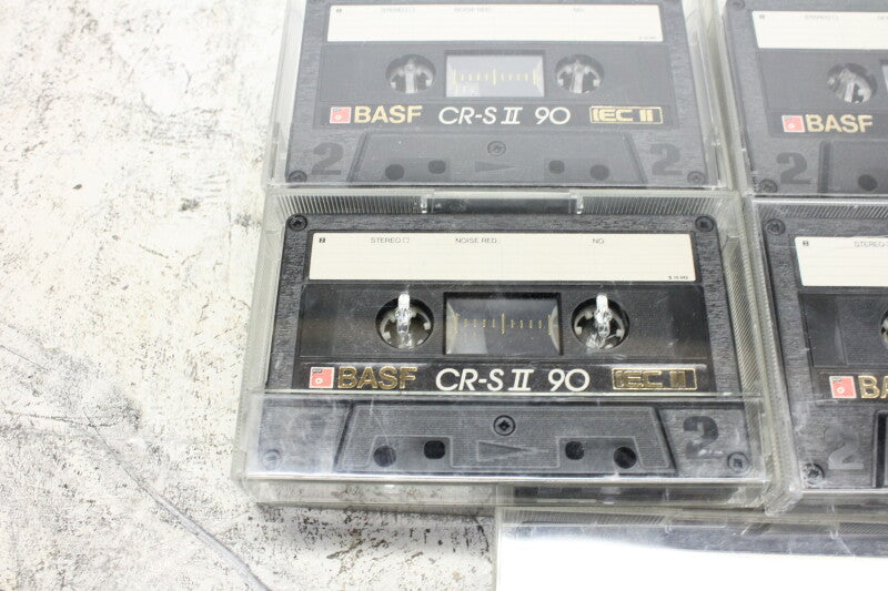 BASF Cassette CR-S II 90m IEC II USED (9 cassettes)