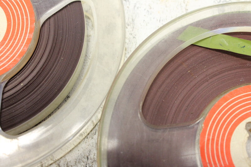 BASF Magnetophonband 1/4" reel tape 4" USED (2 reels)