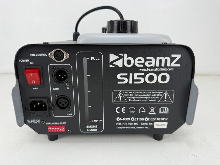 Beamz S1500 DMX Smoke Machine - Brand New