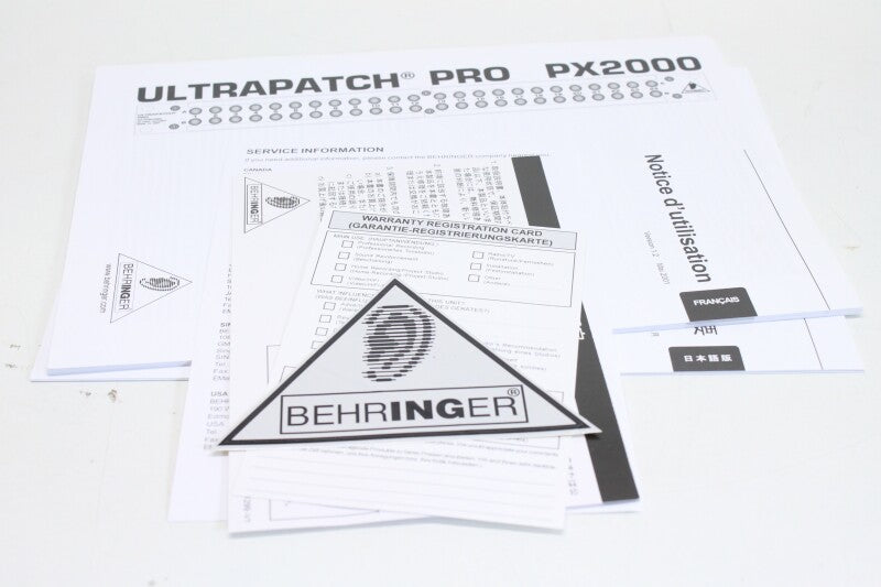 Behringer Ultrapatch Pro PX2000