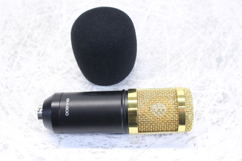 BM 800 Studio Condenser Microphone With shockmount and popfilter