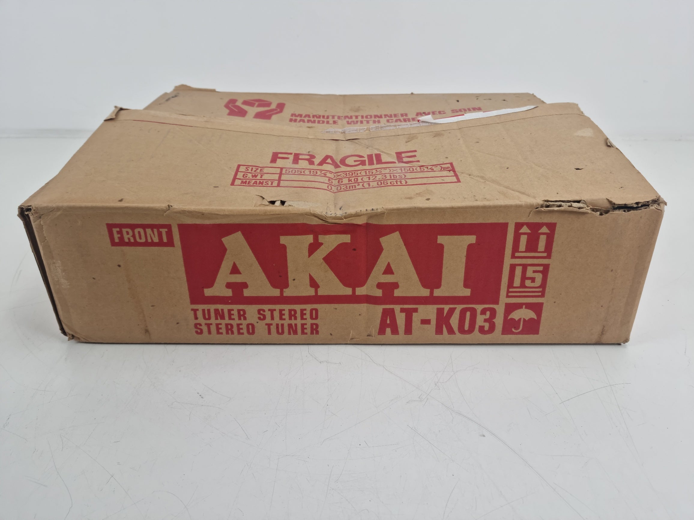 Akai AT-K03 AM/FM stereo tuner - In originele doos met handleiding