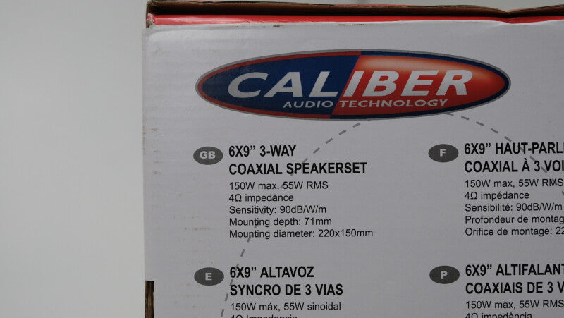 Caliber CDS 69G - 3-Way - Car Speakers