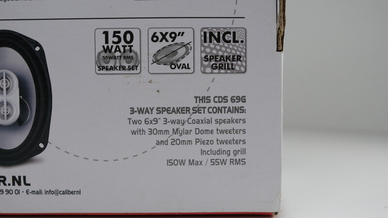 Caliber CDS 69G - 3-Way - Car Speakers