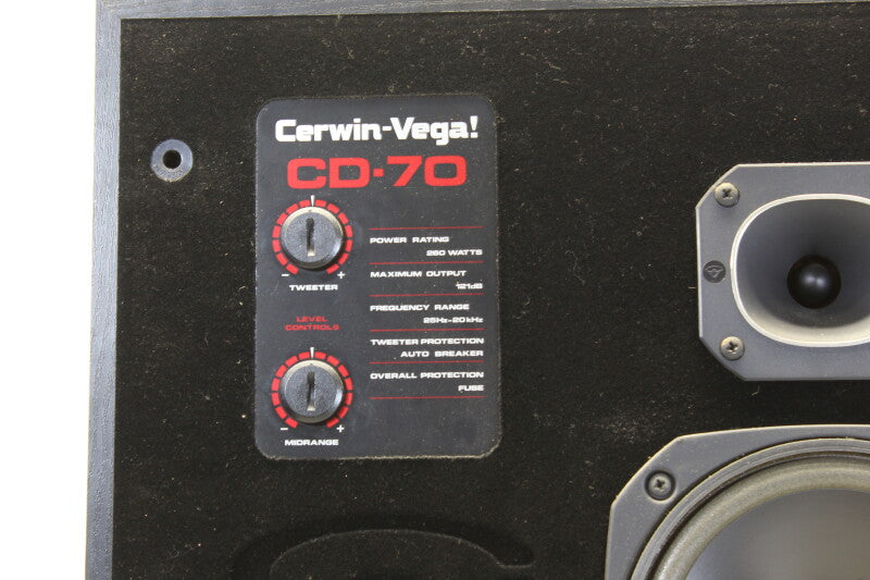 Cerwin-Vega CD-70 Speakers