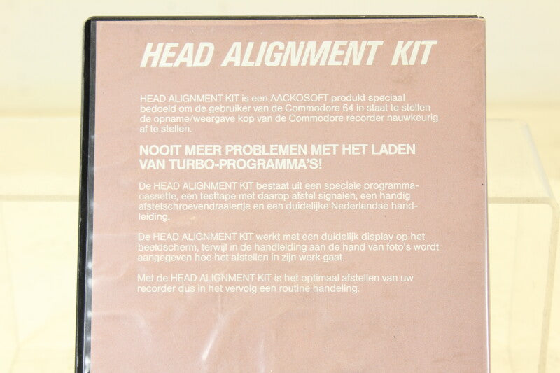 Commodore 64 Head Alignment KIT + Manual's in Dutch