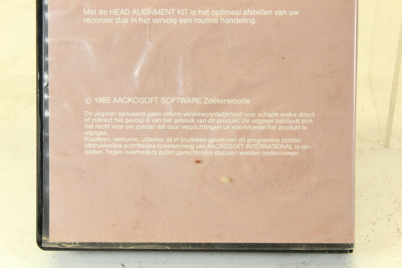 Commodore 64 Head Alignment KIT + Manual's in Dutch