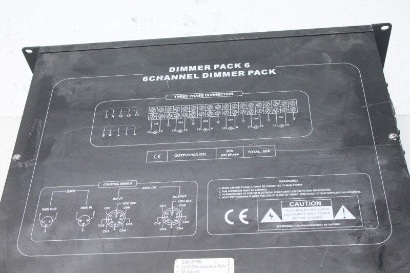 Creative Light Solutions DRD620 MK2 - 6x2.2KW Light Dimmer (No.3)